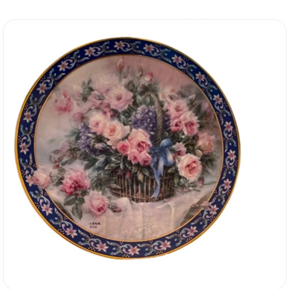 1992 LE First Issue Roses Lena Liu's Basket Bouquets WLGeorge Collectibl…